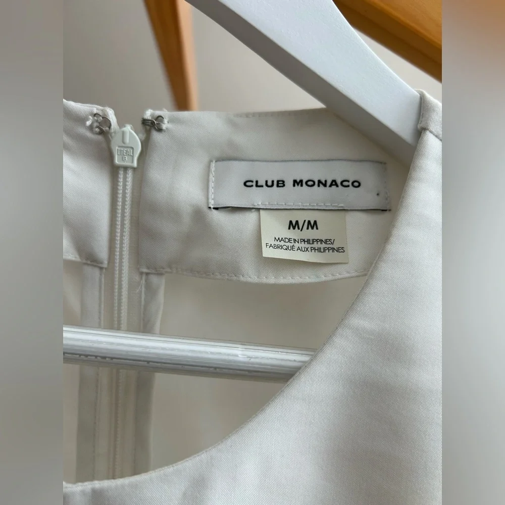 Club Monaco Cream Layered Sleeveless Blouse Size M - Picture 3 of 5